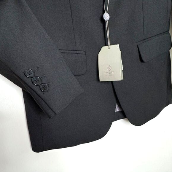 PAISLEY OF LONDON PHILLIP BLACK BLAZER JACKET BOYS SIZE 16 NWT HTF - Picture 8 of 16